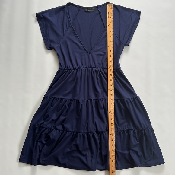 Urban Outfitters navy babydoll dress. Size small - Picture 6 of 10